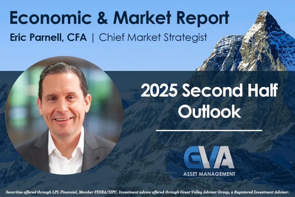 2025 Second Half Outlook report by Eric Parnell, CFA, featuring Endeavr Wealth insights.
