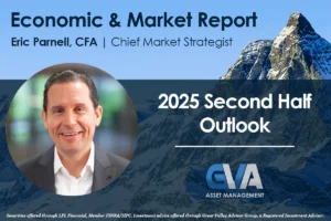 2025 Second Half Outlook report by Eric Parnell, CFA, featuring Endeavr Wealth insights.