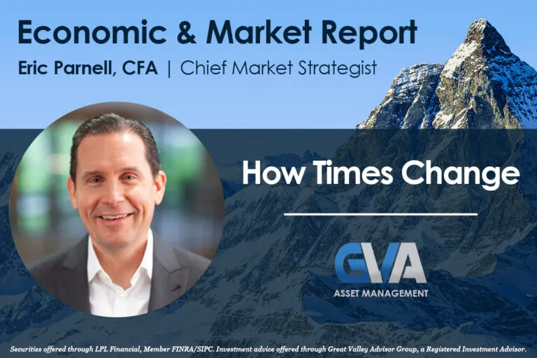 How Times Change market report by Eric Parnell, CFA, featuring Endeavr Wealth investment insights.