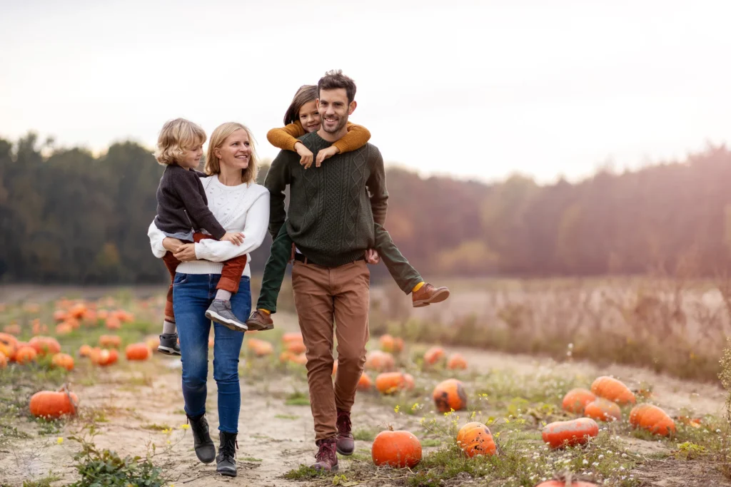 Young family enjoying financial security and lifestyle freedom from wealth management planning.