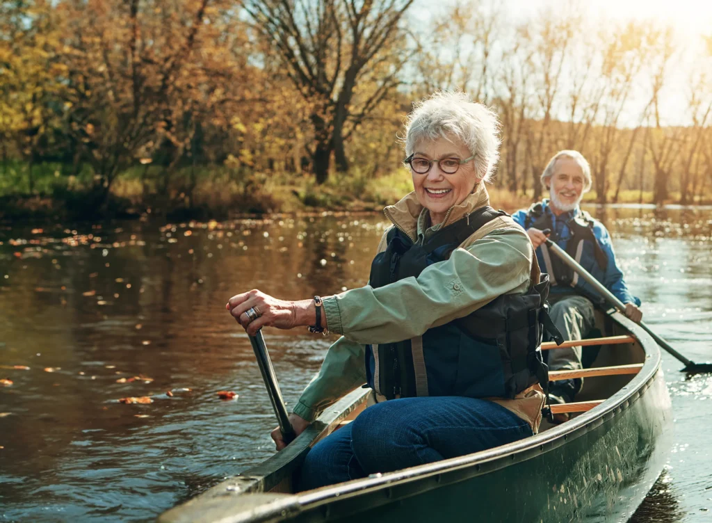 Retired woman enjoying outdoor activities made possible by smart retirement planning with Endeavr Wealth.